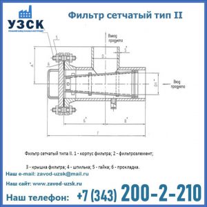 Фильтр сетчатый ФС по Т-ММ-11-2003 в Киргизии