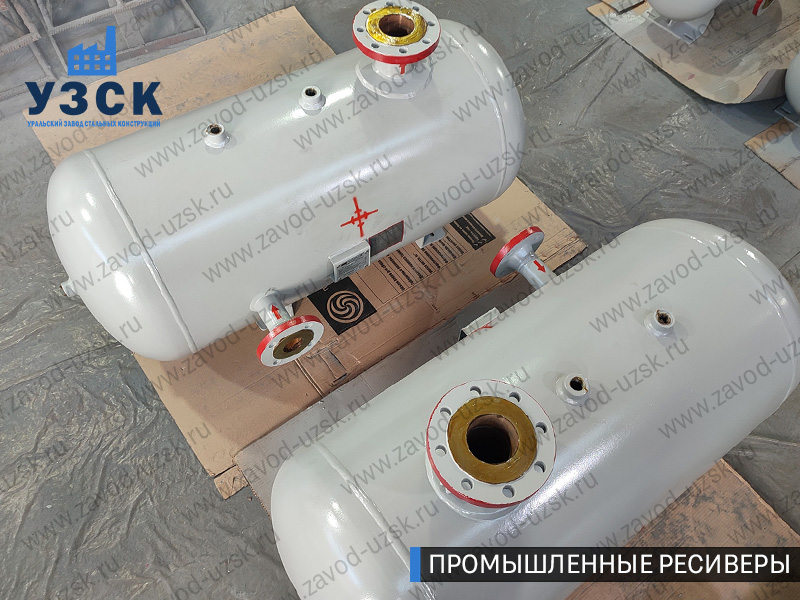 фотография промышленных ресиверовдля газа Киргизия